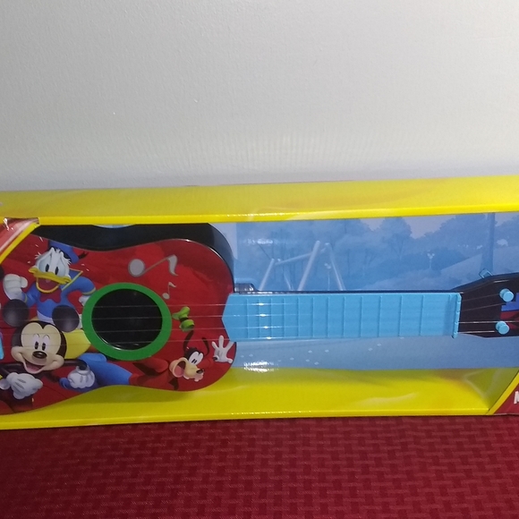 NWT Mickey Mouse Plastic Guitar